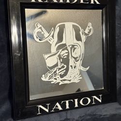 Raiders Custom Mirror 