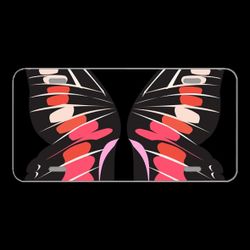 License Plate Novelty Car Front Butterfly Wings Pink Fantasy Cute