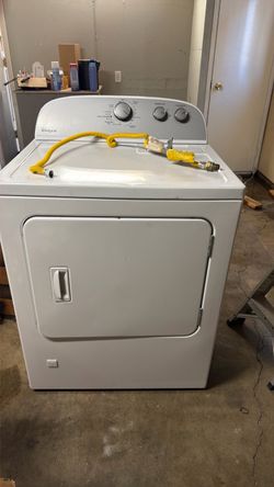 Whirlpool White Front-Load Dryer