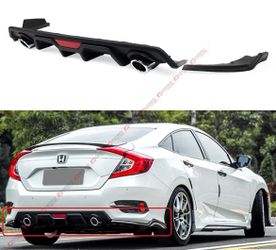 16-21 Civic 4dr LED Brake Light Bumper Diffuser