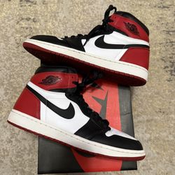 Authentic Nike Air Jordan Retro I Black Toe Men’s Size 12, Not Travis Scott, Union, Dior, Supreme, Kobe RC 