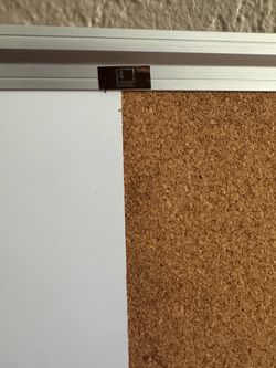 47”W x 36”H combination Board - Whiteboard/Cork