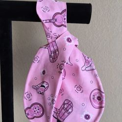 Pink Western Cowgirl Boots Wristlet 