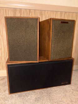 Vintage Klipsch Speakers surround sound (set of 3)