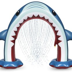  Shark Sprinkler Kids Inflatable 