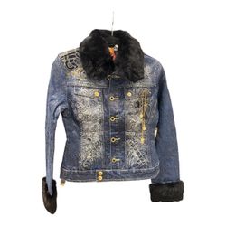 AKDMKS Jeans Jacket  charms Womens Sz M