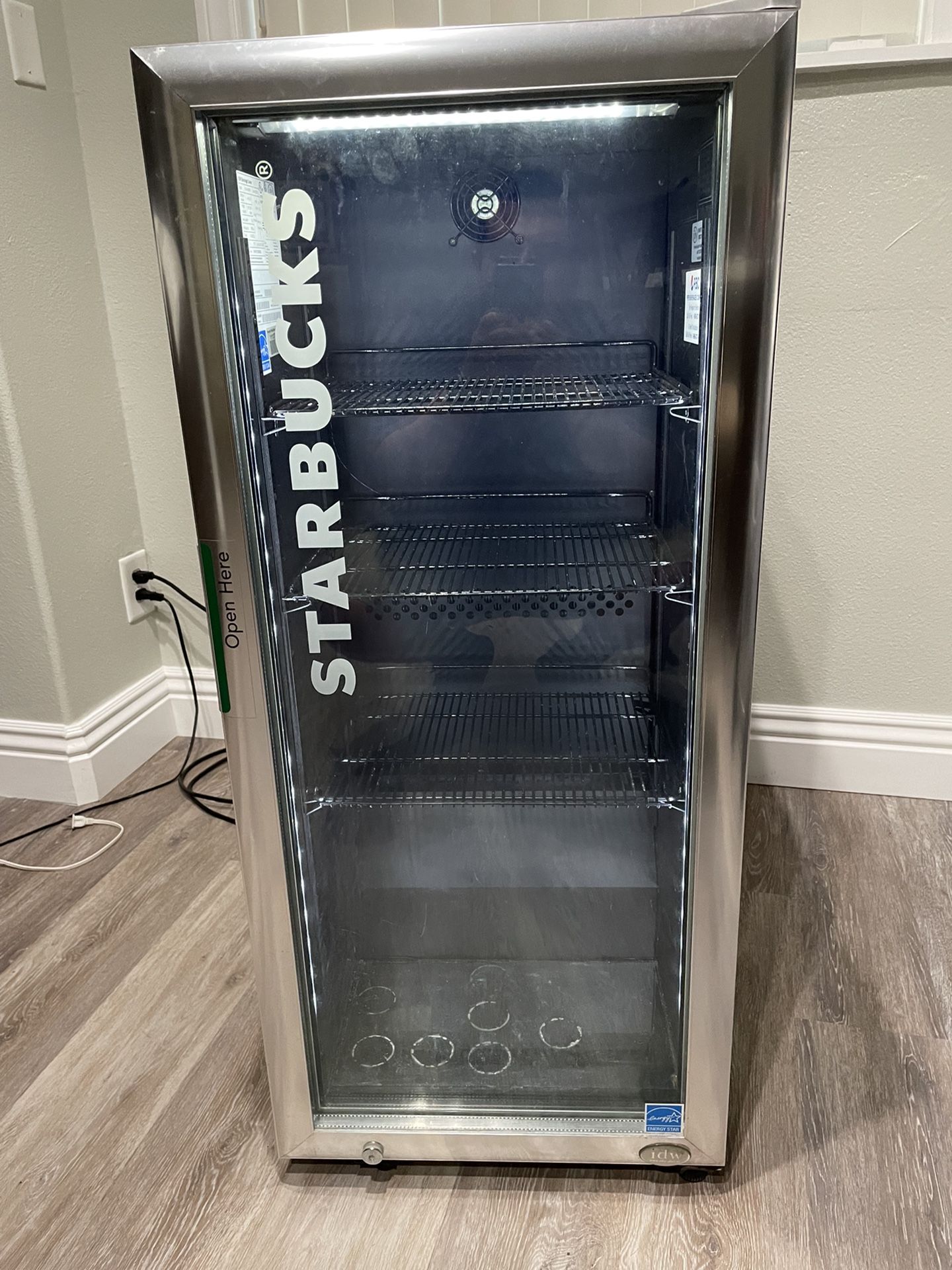 Starbucks commercial refrigerator