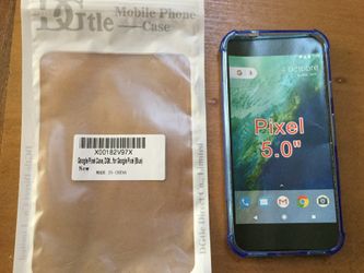 NEW-Google Pixel Case-DGtle Anti-Scratch in Matte Blue