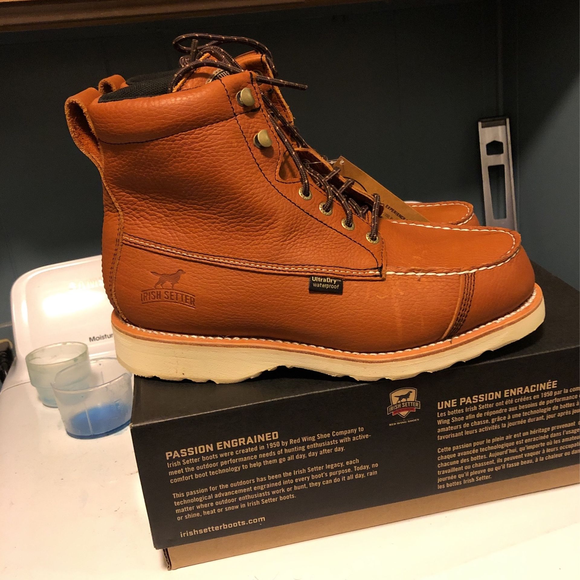 Brand New Red Wings Waterproof Work Boots Soft Toe Size