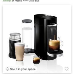 Nespresso Vertuo Plus Deluxe Espresso And Coffee Maker 