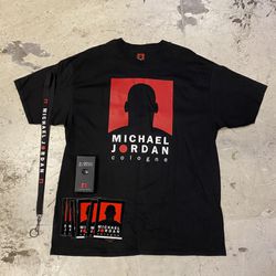 Vintage 90s Michael Jordan Cologne Promo T-Shirt Set