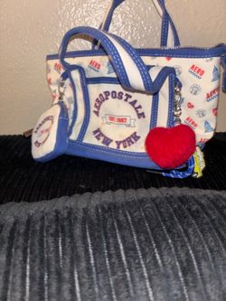Blue Aeropostale purse
