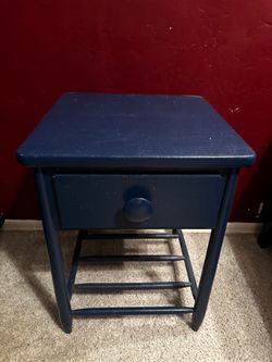 Side table - blue