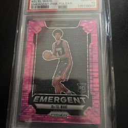 Kel'el Ware 2024 Prizm #2 Emergent - Pink Pulsar /42 Rookie Psa 10