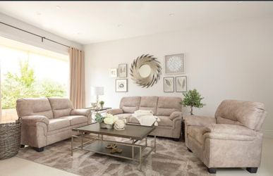Holman - 2 Piece Living Room Set - Beige