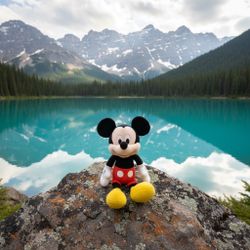 Plush Disney Mickey Mouse   “