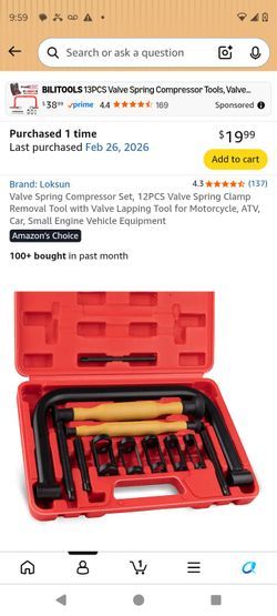 Valve spring compressor