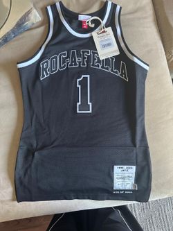 Mitchell & Ness Roc-A-Fella Jay-Z S. Carter #1 Jersey Black Sz S #215/2003 NWT