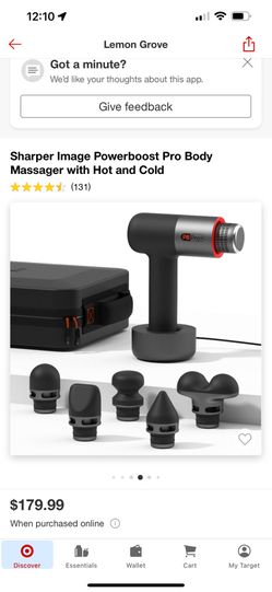 Sharper Image Powerboost Pro Body Massager