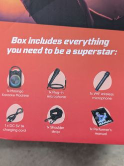 Karaoke machine