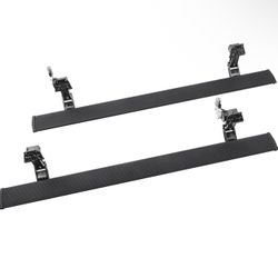 RealTruck AMP Research PowerStep Power Running Boards with LED Step Lights for 20-21 Ford Transit