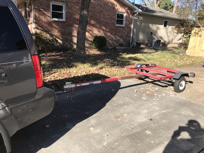 4x6 Harbor Freight Trailer with extended tongue