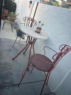 Patio set, bar height 3pc