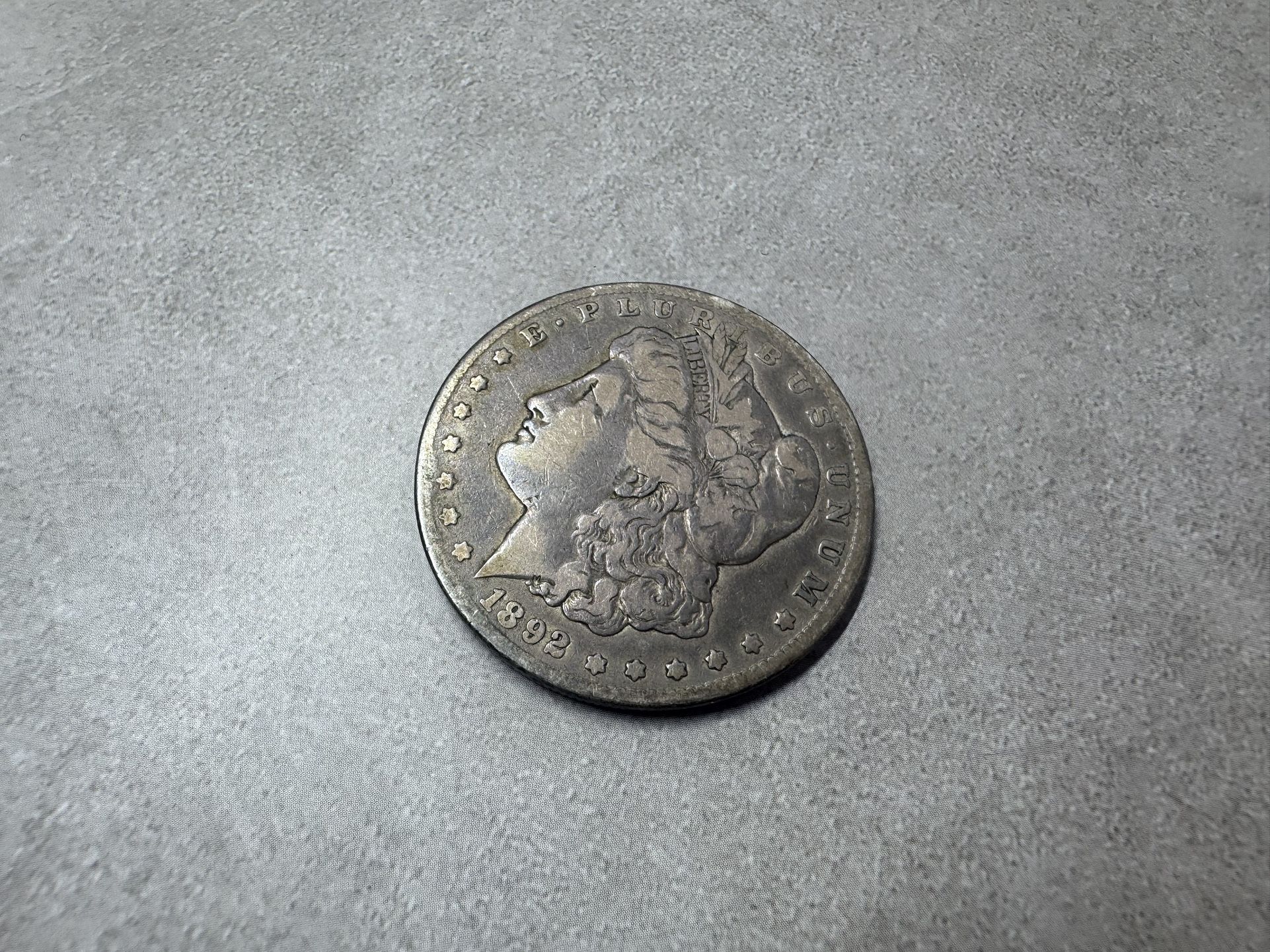 1892 CC Morgan Dollar VG