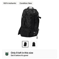 Supreme Backpack (FW 18) Black 