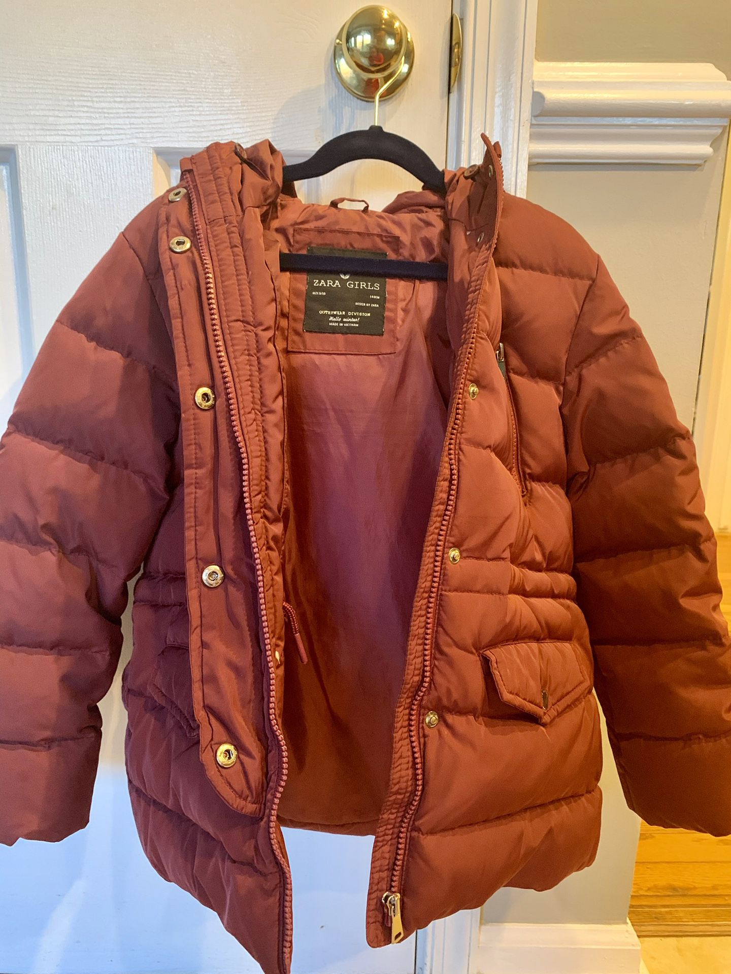 Zara winter jacket for girl size 9-10