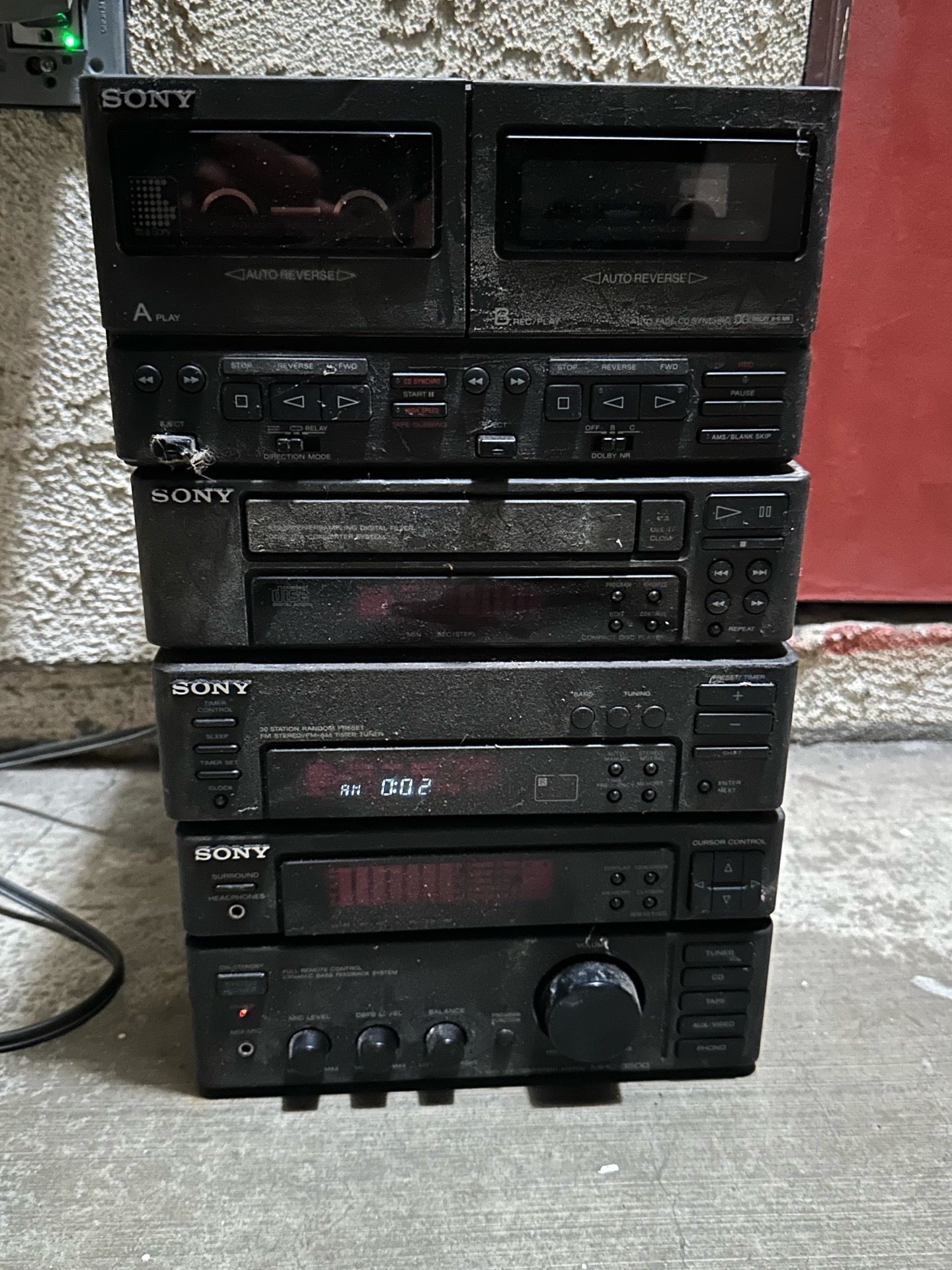 Sony TC-H500 Double Stereo Cassette Deck