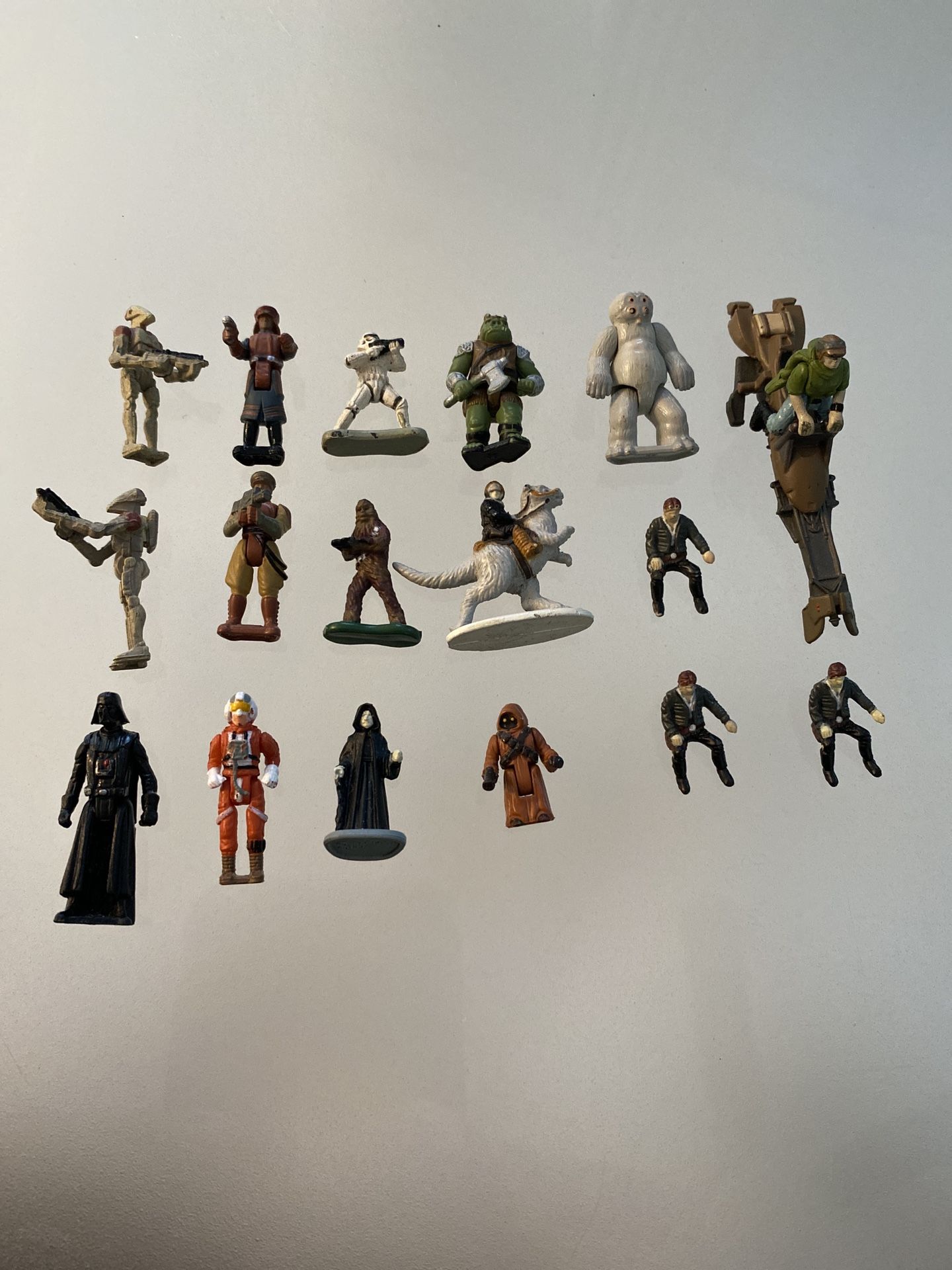 Micro Machines Star Wars action figures lot of 17