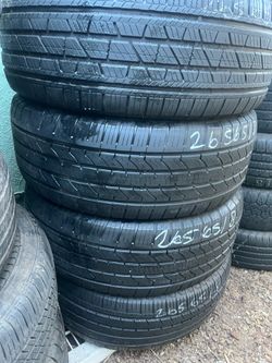 265-65-18 all four tires ๐ฅ๐ฅ๐ฅ๐ฅ๐ฅ