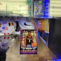 ANTHONY EDWARDS Purple wave PRIZM ROOKIE RC CRUSADE 2020 Prizm DP TIMBERWOLVES