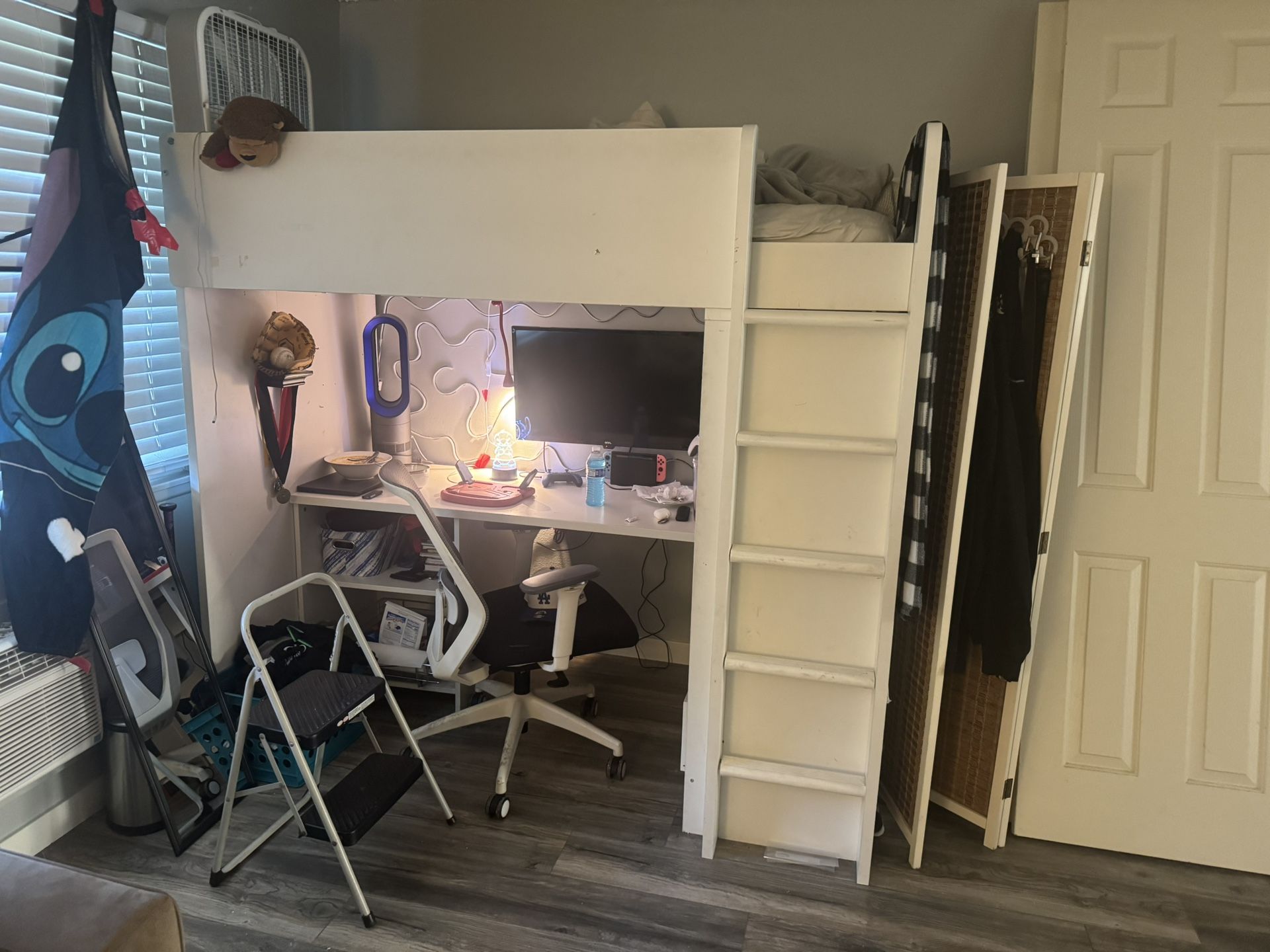 Ikea loft bed with desk Smastad Bed