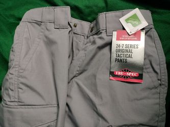 Size 32: TRU-SPEC 24-7 Series Original Tactical Pants: Gray: New!!