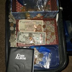 Old Coins & Bills Nickels Dimes Foreign Coins Foreign Bills Pennies Quarters Half Dollars .... Make Offer