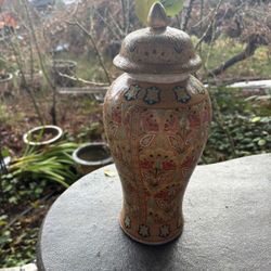 Asian Vase With A Lid