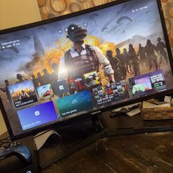 Xbox One S/Samsung Curve Monitor 