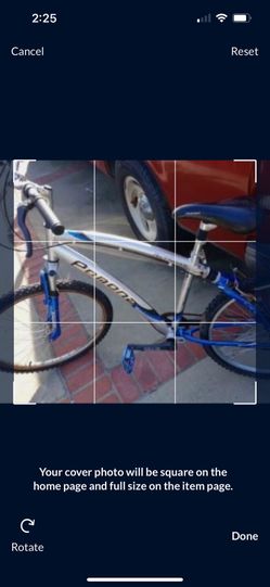 Hybrid Cruiser Blue Bike