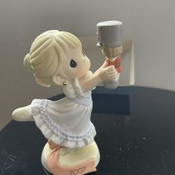Precious Moments Girl Figurine Dated 2007