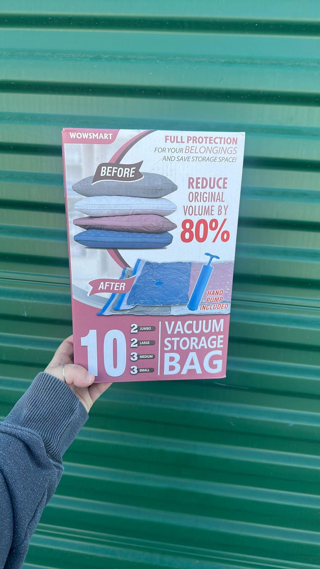New WOWSMART 10 Pack Vacuum Storage Bags