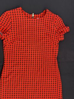 Houndstooth designer dress