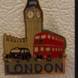 Metal London Refrigerator Fridge Magnet Big Ben, Taxi , Double Decker Bus