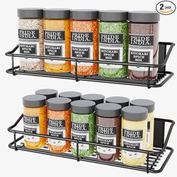 Magnetic Spice Rack For Refrigerator 2pack