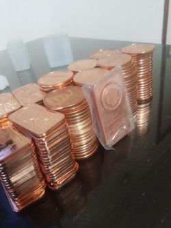 CHEAP! 1 oz coins and bars of copper tubes and 5 oz bar