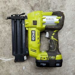 Ryobi Nailer With 2ah Battery P320
