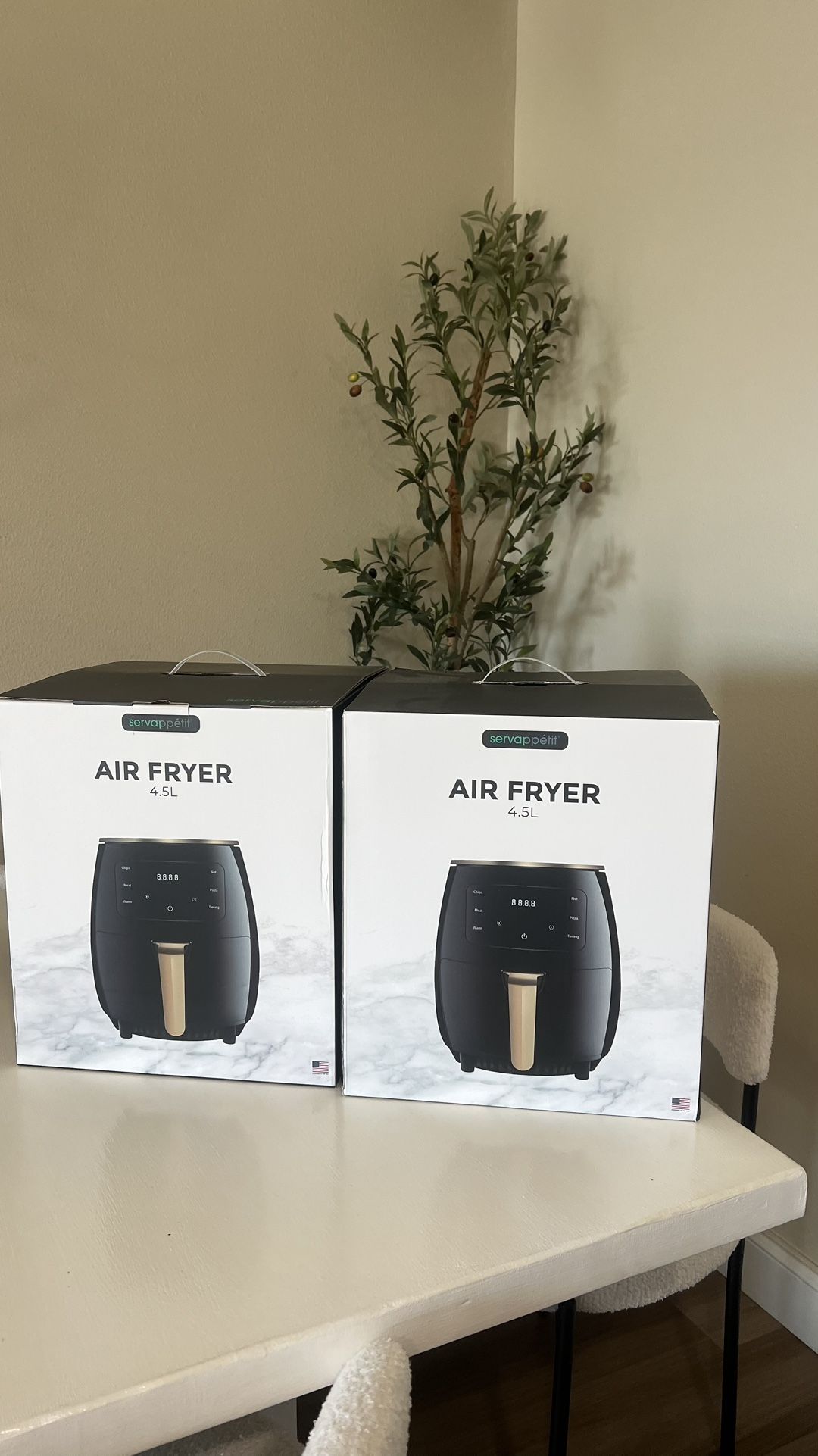 Black Brand New Air Fryers!