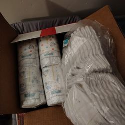 Baby Girl Clothes Newborn Diapers And Size 1 Diapers