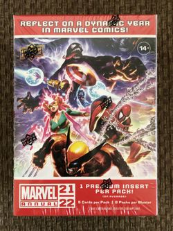 Brand New & Sealed 2021-22 Upper Deck Marvel Annual Blaster Box